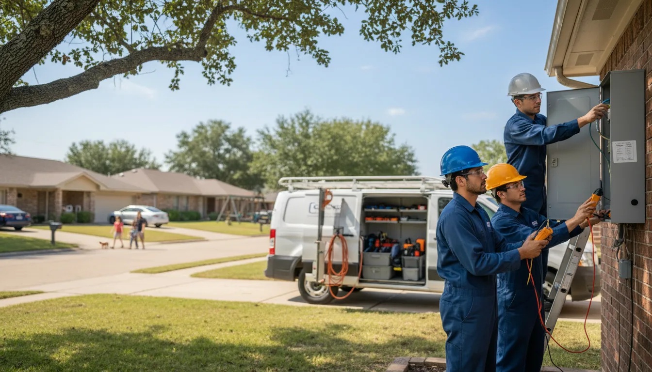 Certified electrician providing emergency electrical services in Sailor Springs, IL